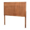 Baxton Studio Monroe Modern Transitional and Rustic Ash Walnut Finished Wood Full Size Headboard 181-11139-Zoro